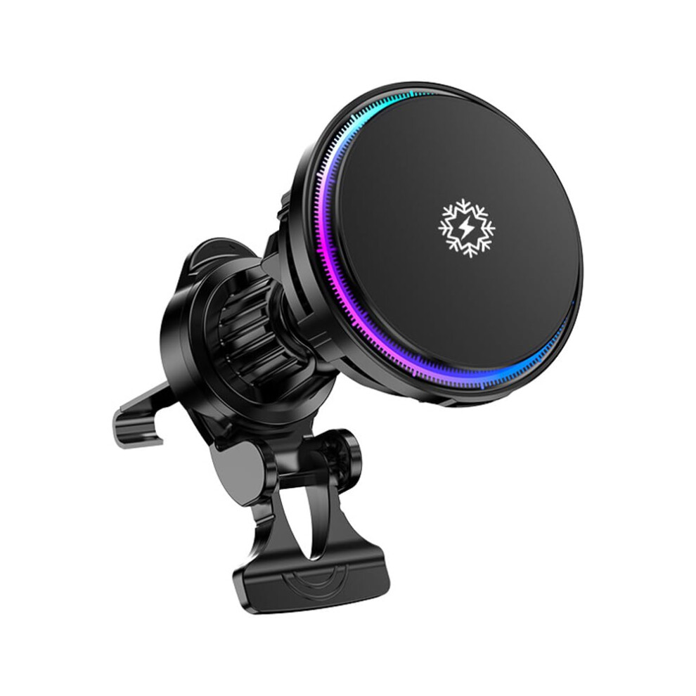 Wireless Fast Charging Ice Cooling Magnetic Car Charger For Dashboard Air Vent 798135957091