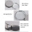 20x Folding Pocket Magnifier with Metal Case Foldable Reading Magnifier Portable-hao 4