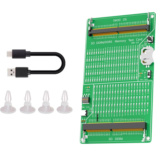Computer Adapter Board for Laptop SO DDR4 DDR5 Memory Test Card Ref：Qgn 1