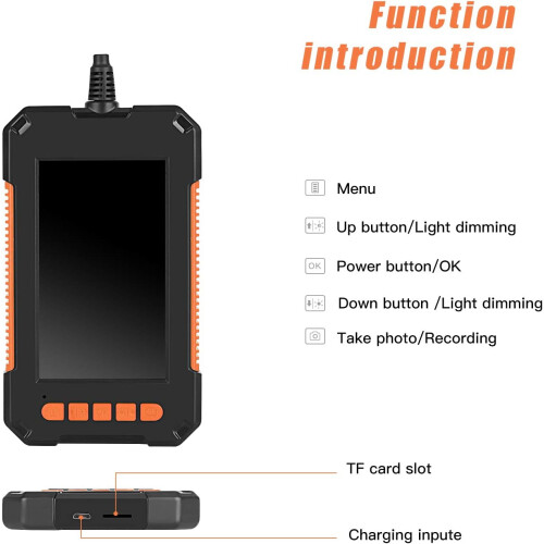 1080P IP67 handheld industrial camera with 8mm diameter Ref：iRb 1