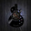 12-Inch Vinyl Record Wall Clock with Lamp Living Room Study Retro Guitar Cd Record Wall Clock Mute Custom Clock 4