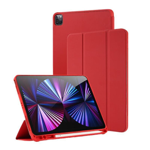 Case Compatible with IPad Air4/5(10.9Inch), Smart Cover Auto Wake/Sleep (Red)