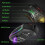 Wireless Gaming Mouse, Computer Mouse with Honeycomb Shell, 3 Adjustable DPI, USB Receiver, Ergonomic RGB Optical Gaming Mice Mouse for Laptop PC Mac 4