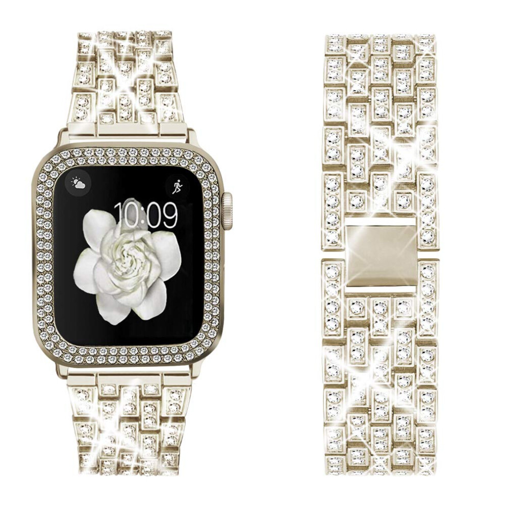 2 Pack Bling Crystal Diamonds Band For Women 49Mm 46Mm 45Mm 41Mm 38Mm 40Mm 42Mm 44Mm 798135958593