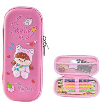 Pencil Case Organizer for kids   large-capacity 3D three-dimensional multi-compartment pupil pencil case childrens school suppliesCute baby