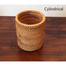 Vietnam autumn rattan weaving tea ceremony accessories storage box storage mold proof pen holder