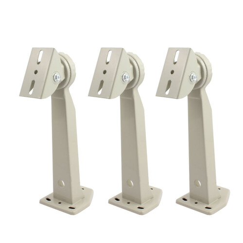 3 Pcs Universal Iron Wall Mount CCTV Security Camera Housing Mounting Bracket 300mm Height Ref：isw