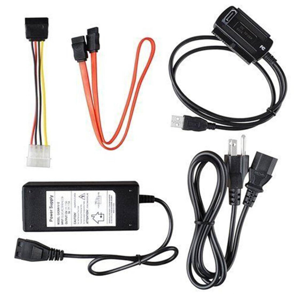 Adapter Converter Cable Sata Pata Ide To Usb 2.0 Hard Drive Support For 2.5 Inch And 3.5 Inch Refï¼Vtp 798135959538