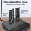 SATA Docking Station Duplicator SSD External Hard Drive Enclosure 2 Bay 4