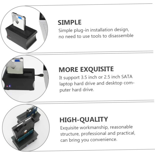 HDD Docking Station for External Hard Drive Data Transfer and Backup 2