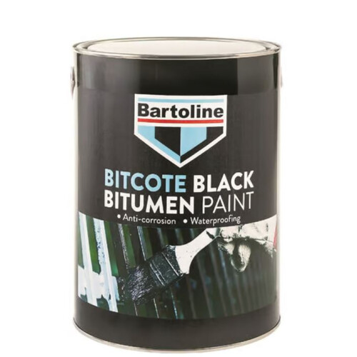 Bartoline Bitcote Black Bitumen Paint 5 Litre