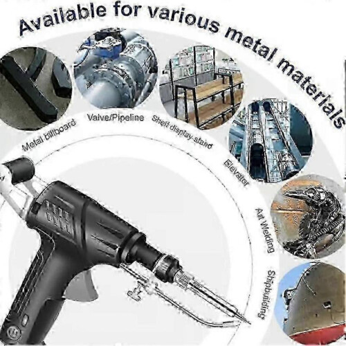 (US plug,Black)3-in-1 welding, cutting and rust removal kit - fast heating, ergonomic design, ideal for beginners and diy projects 2