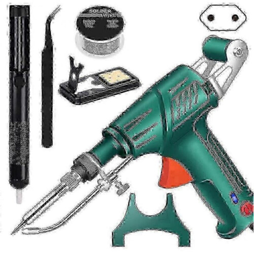 (EU plug,Green)3-in-1 welding, cutting and rust removal kit - fast heating, ergonomic design, ideal for beginners and diy projects