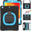 Wekity iPad6 / Air2 with Screen Protector, Swivel Stand/Pencil Holder/Shoulder Strap 2