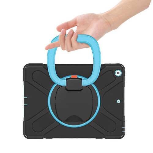 Wekity iPad6 / Air2 with Screen Protector, Swivel Stand/Pencil Holder/Shoulder Strap 2