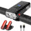 USB rechargeable waterproof bicycle headlight, with power display - front light + 1010 tail light (single pack) 4