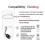 53t Dimmable Universal Ceiling Fan Remote Control Replace for Harbor 5