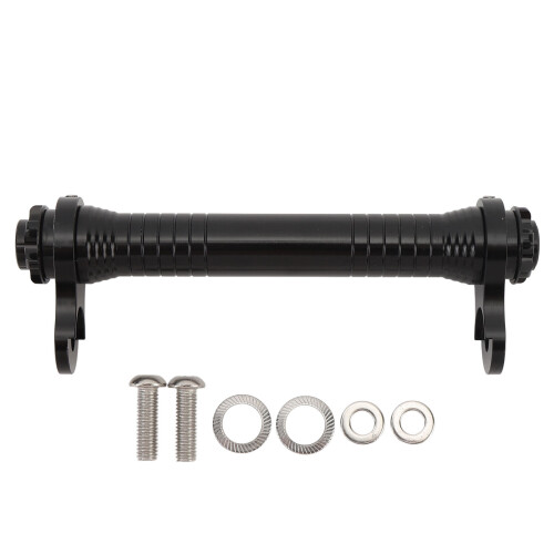 Adjustable Black Aluminum Folding Cycle Wheel Extension Bar 1