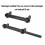 Adjustable Black Aluminum Folding Cycle Wheel Extension Bar 3