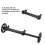 Adjustable Black Aluminum Folding Cycle Wheel Extension Bar 4