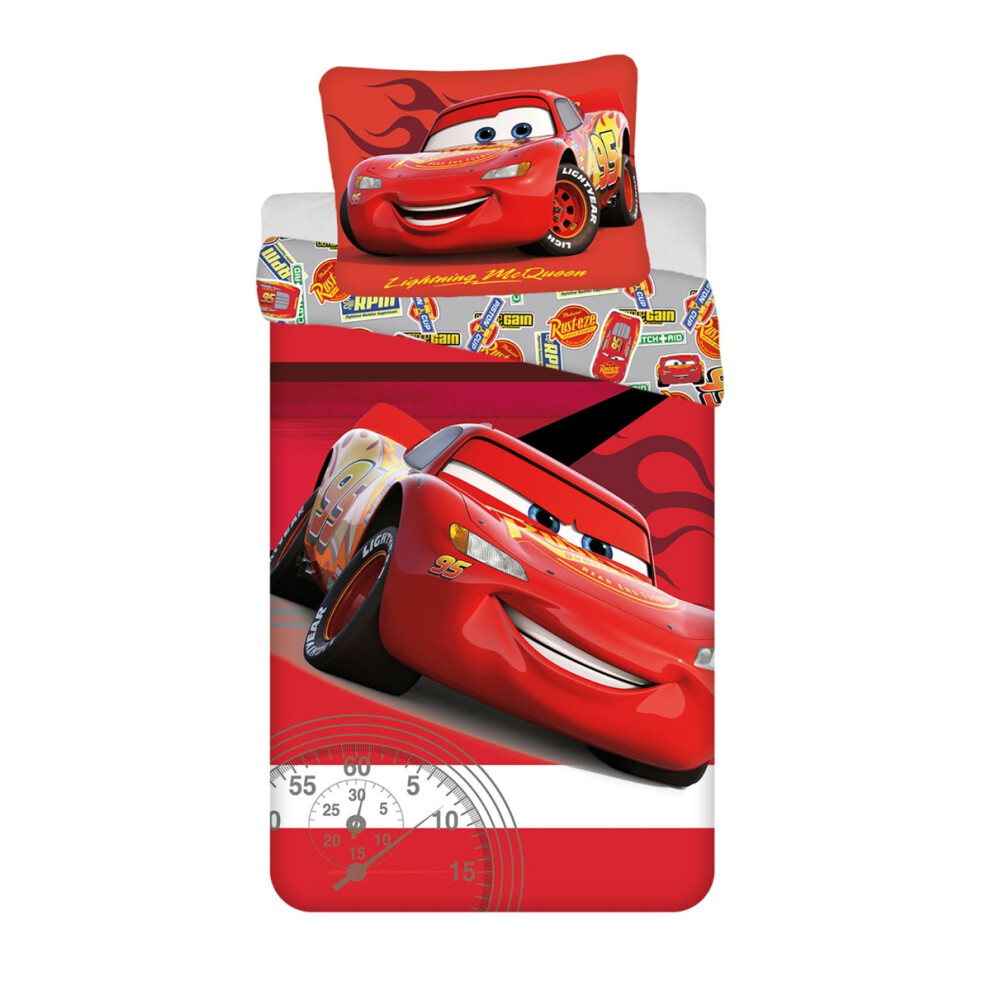 Disney Cars Legend Single Duvet Cover and Pillowcase Set - European Size