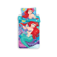 Disney Princess Ariel Under The Sea Single Duvet Cover and Pillowcase Set - European Size