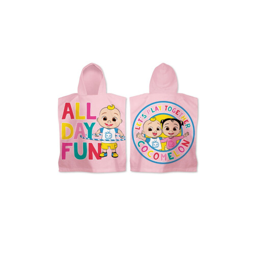 Cocomelon Playtime Hooded Towel Poncho 2
