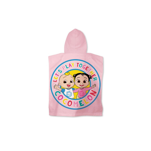 Cocomelon Playtime Hooded Towel Poncho 1