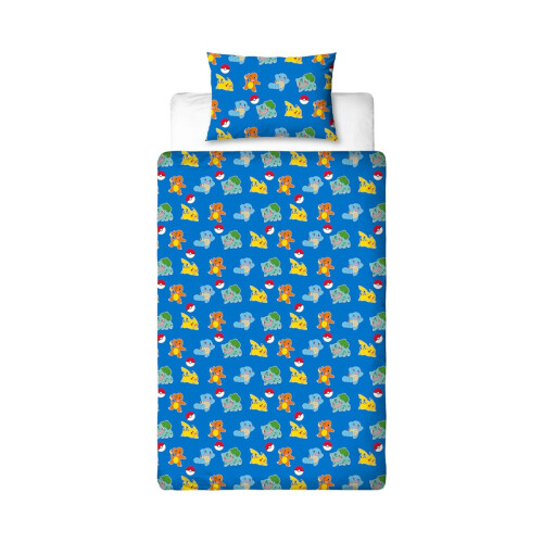 Pokémon Pokemon Retro Single Duvet Cover and Pillowcase Set 1