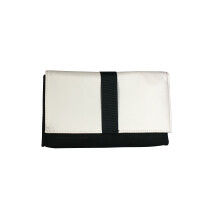 Narciso Rodriguez Pink & Black Small Pouch boxed