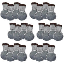 24pcs Chair Leg Socks with Felt Pads, High Elastic Knitted Wood Floor Protectors