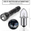 Krypton Flashlight Replacement Bulbs 6V/4.8V Bayonet Base 0.75A 3-Pack 2