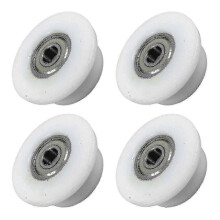 Rowing Machine Bearing Wheel Replacement Parts 4-Pack for Gym Equipment