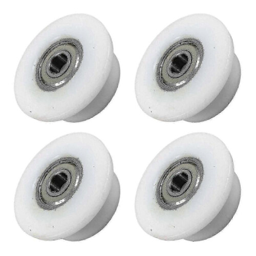 Rowing Machine Bearing Wheel Replacement Parts 4-Pack for Gym Equipment