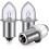 Krypton Flashlight Replacement Bulbs 6V/4.8V Bayonet Base 0.75A 3-Pack 1