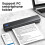 Portable Thermal Wireless Printer, D810 Thermal Printer, Laptop and Smartphone Compatible 1