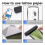 Portable Thermal Wireless Printer, D810 Thermal Printer, Laptop and Smartphone Compatible 4