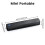Portable Thermal Wireless Printer, D810 Thermal Printer, Laptop and Smartphone Compatible 8