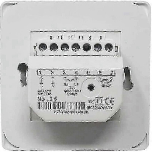 Manual Electric Floor Heating Thermostat 220V 16A with Probe 2