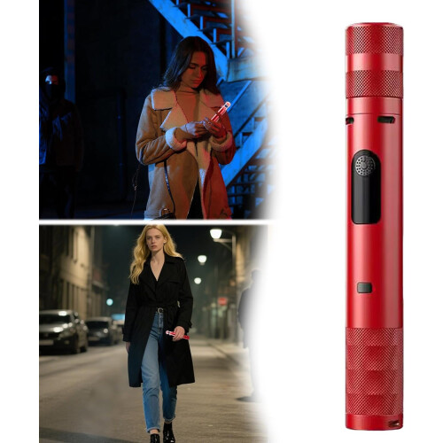 (Red) Stun Flashlight–Ultimate Flashlight High Intensity LED Outdoor Emergency Use Rechargeable Flashlight For & Camping 2