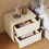 Modern Bedside Table for Living Room or Bedroom(Left cabinet) 5