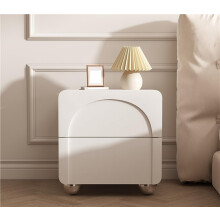 Modern Solid Wood Bedside Table for Bedroom 17.7x15.7x19.7in