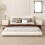 Modern Solid Wood Bedside Table for Bedroom 17.7x15.7x19.7in 5