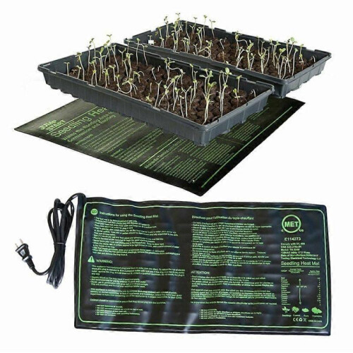 (10*52.5cm) Waterproof Plant Heating Mat Seedling Germination Propagation Clone Starter Pad