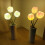 (Orange) Mother's Day gift - Tulip Shaped Table Lamp Night Light-4 Colors Generous Sturdy Creative Durable 5