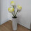 (Orange) Mother's Day gift - Tulip Shaped Table Lamp Night Light-4 Colors Generous Sturdy Creative Durable 2