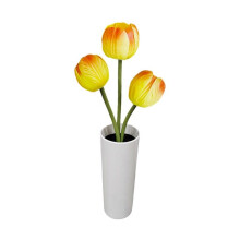 (Orange) Mother's Day gift - Tulip Shaped Table Lamp Night Light-4 Colors Generous Sturdy Creative Durable