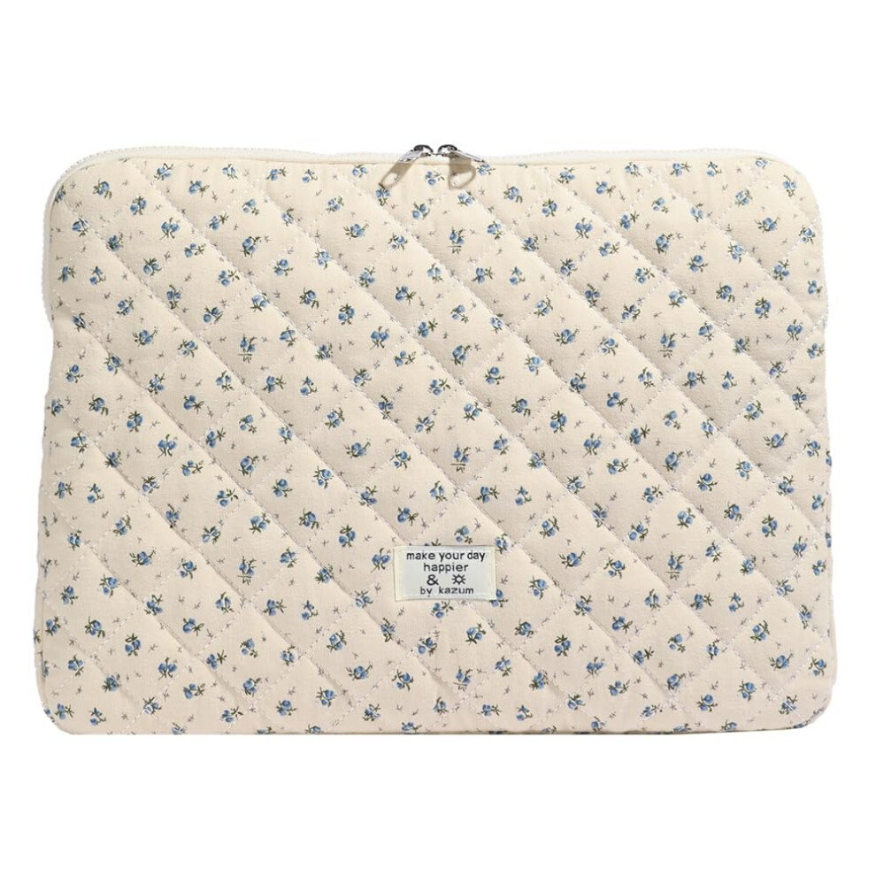 Cute Aesthetic Quilted Puffy Laptop Sleeve For 13-15 Inch Laptops 798135963597