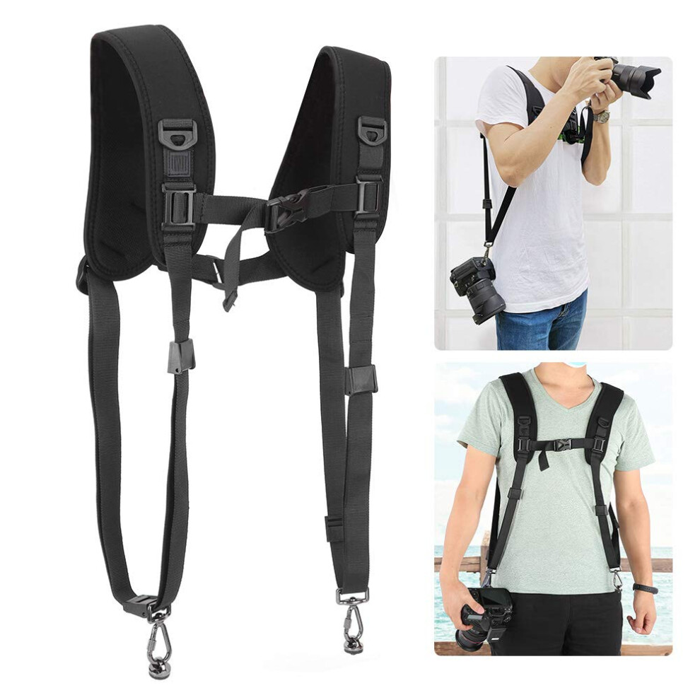 Camera Shoulder Strap Quick Release Harness Soft Pad Decompression Breathable For Dslr Slr 798135963795