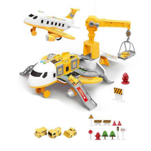 (C) Megaplane Toy, Kiddycorner Megaplane, Transportation Airplane Car Toy Set